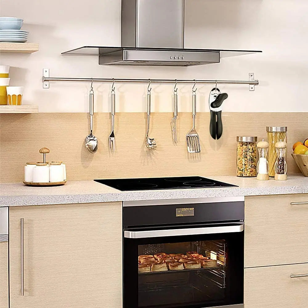 Manual Can Opener-Smooth Edge Ultra Sharp-Durable 4 in1 Stainless Steel Hand Held Pattan Australia